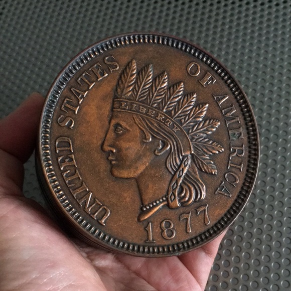 🖤Vtg 1877 One cent piggy bank - Picture 3 of 11